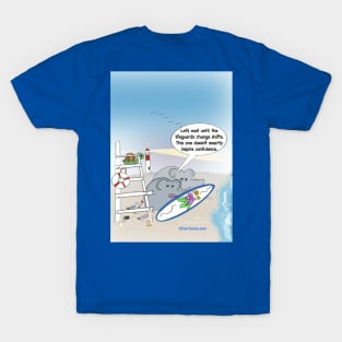 Enormously Funny Cartoons Surfing T-Shirt